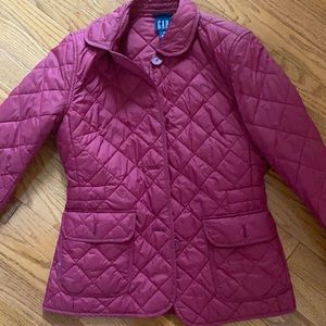 Pink Gap puffer jacket
